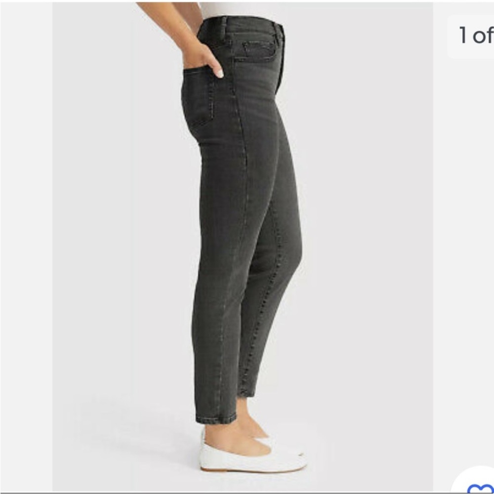 Everlane stretchy high rise slim straight